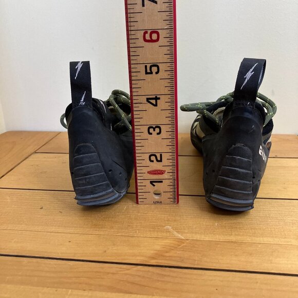 Evolv DeMorto Rock Climbing Shoes Lace-Up Black/Yellow Men's US Size 5.5 - Picture 4 of 12